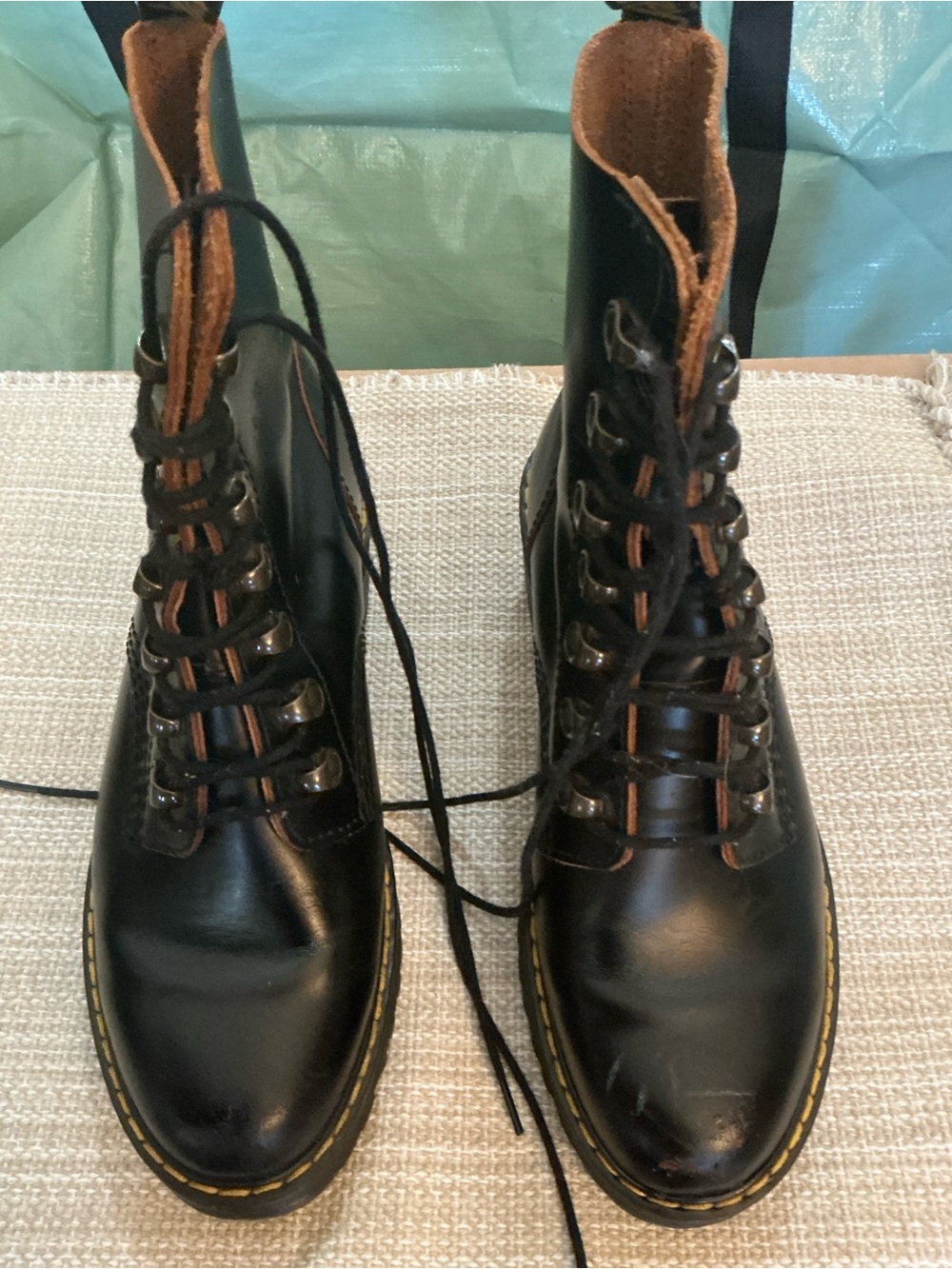 Dr. Martens Women’s Leona Leather Heeled Boot